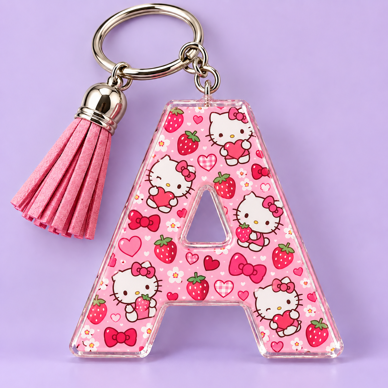 Llavero con estampa de Hello Kitty