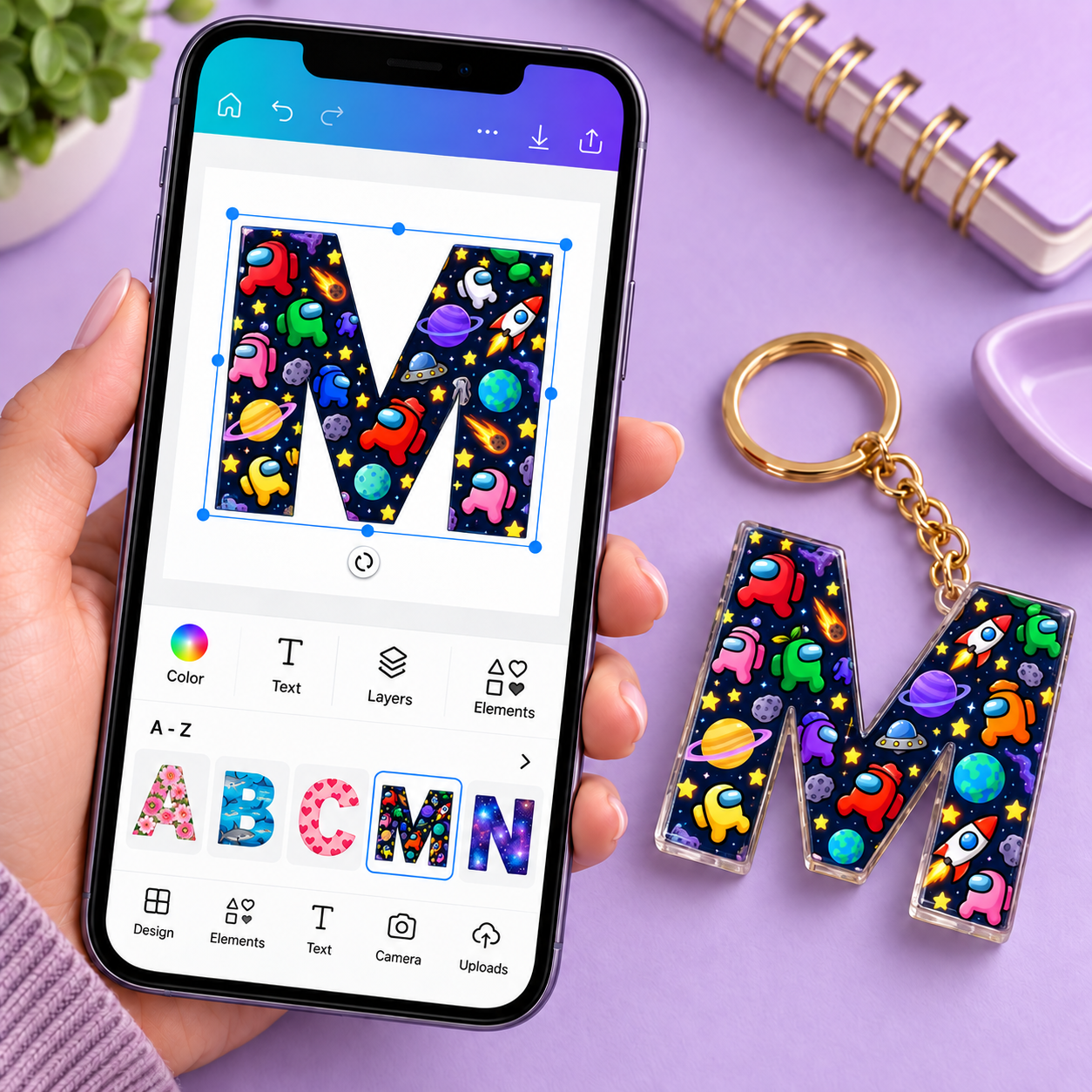 Personalización del modelo en Canva